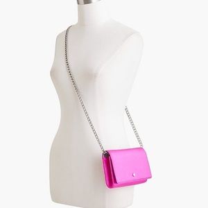 J. Crew Satin Convertible Wallet Purse Clutch